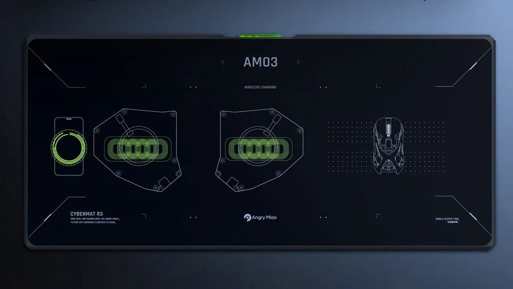 CYBERMAT R3 | 11-Coil Mega Size Wireless Charging Mat 的專案圖像